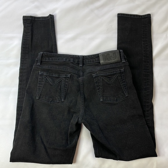 Marc by Marc Jacobs sz 30 Chrissie 003 Stretch Low Rise Skinny Leg Black Jeans - Picture 6 of 12